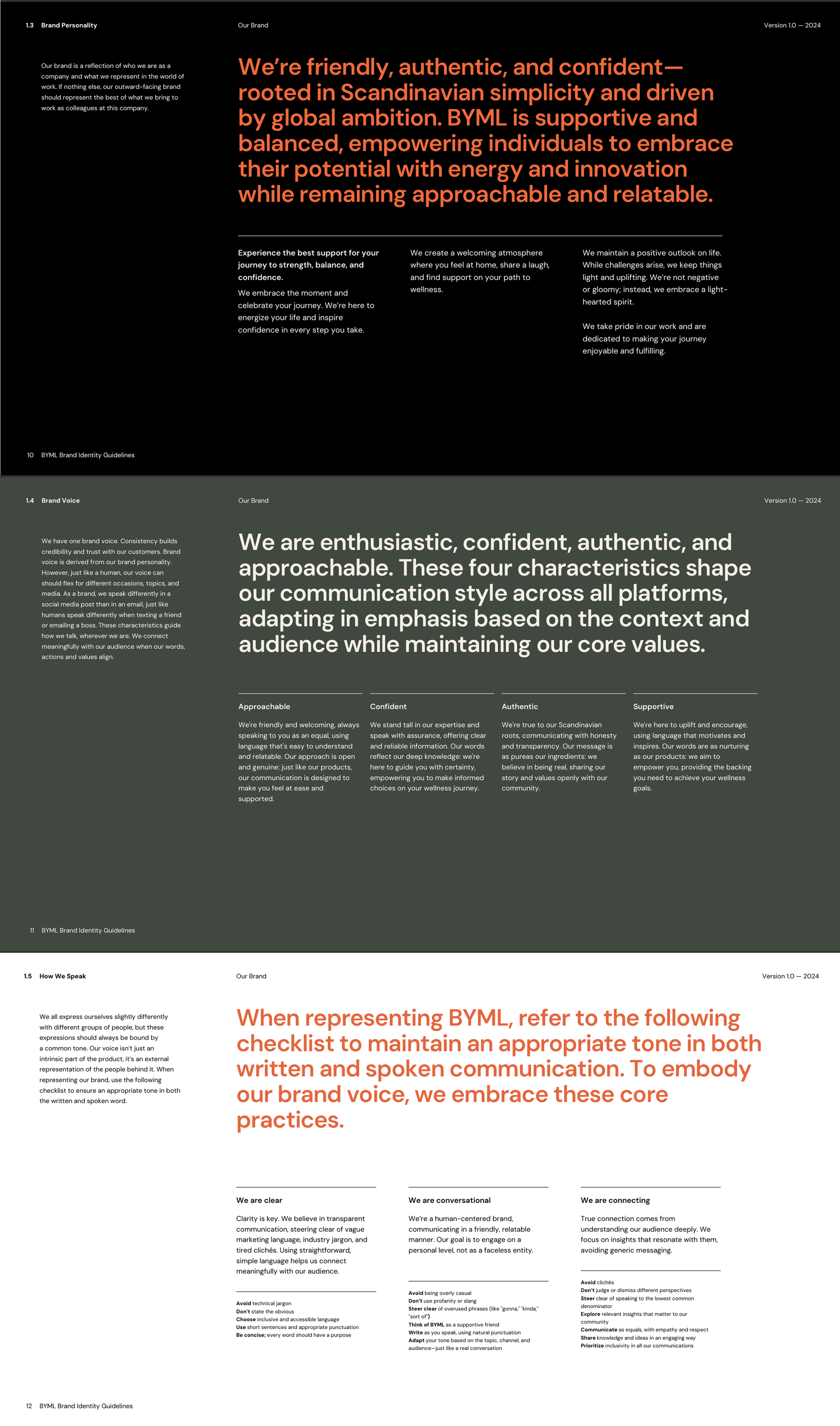 BYML brand personality page